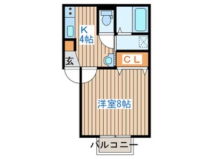 リヒトハイム富沢の物件間取画像